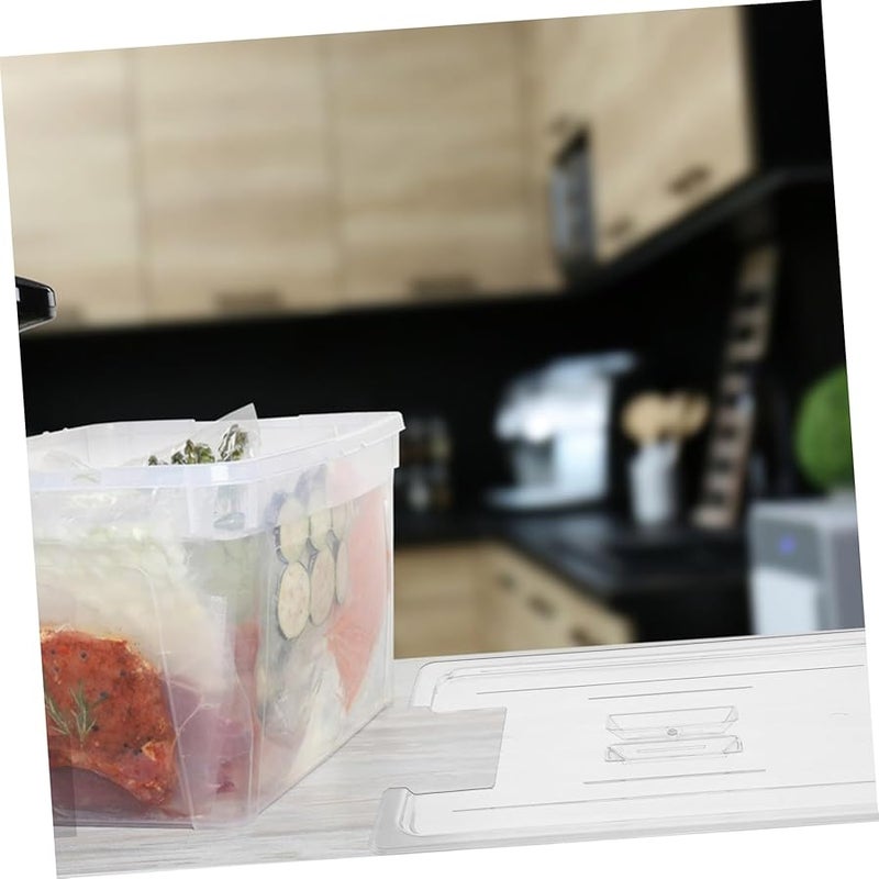 Sous Vide Lid Cover Transparent Vacuum Sealer For Slow Cooker Temperature Maintenance - Image 4
